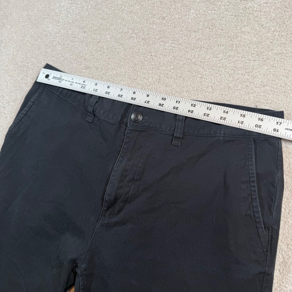 Nike SB Chino Shorts Men 36 Black Stretch Cotton Twill Skate Casual Flat Front - Picture 6 of 8